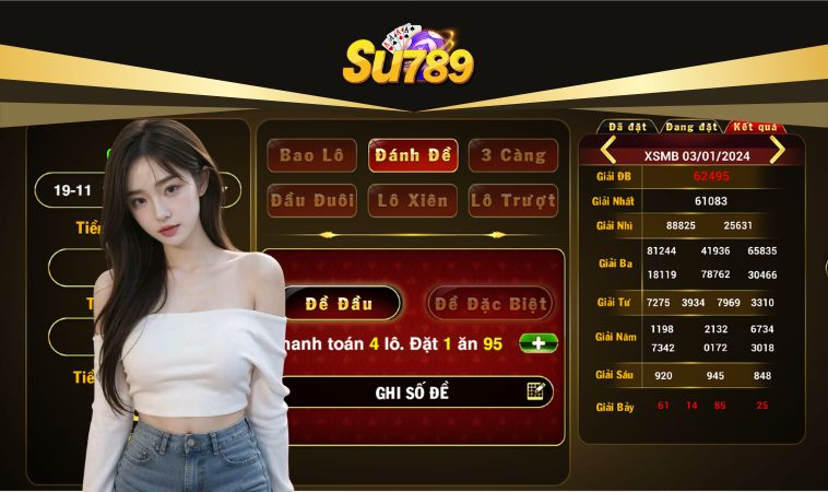 Dễ dàng x900 lần số vốn đã bỏ ra với lô đề online Su789