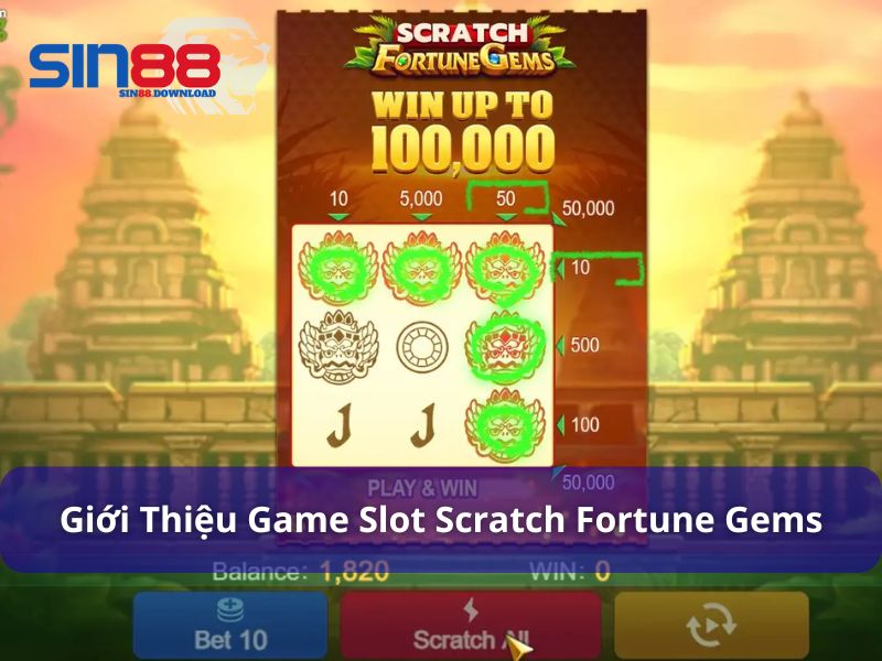 Giới thiệu game Scratch fortune gems